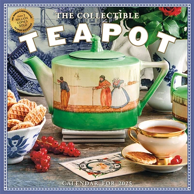 Collectible Teapot Wall 2025 Calendar