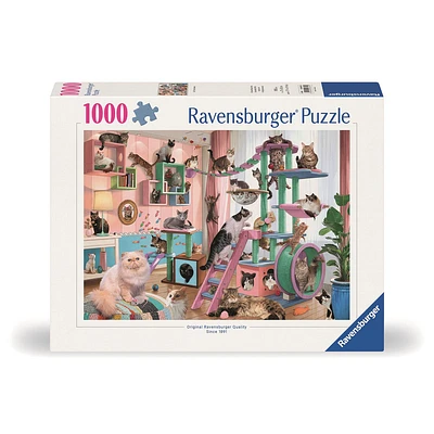 Cat Tree Heaven 1000 Piece Puzzle Ravensburger