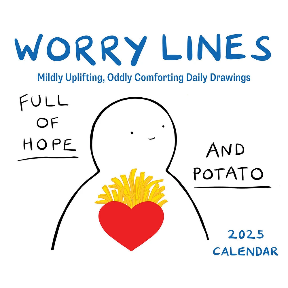 Worry Lines Box 2025 Calendar - Online Exclusive