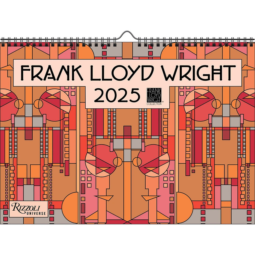 Frank Lloyd Wright Wall 2025 Calendar - Online Exclusive