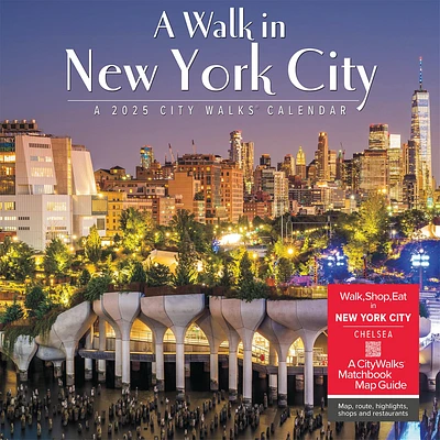 Walk In New York City Wall 2025 Calendar - Online Exclusive