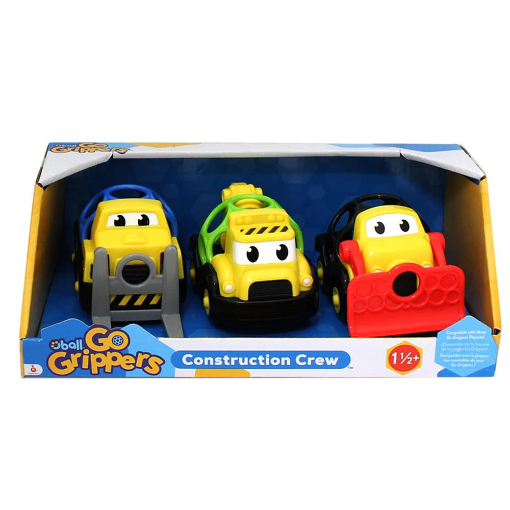 Go Grippers Construction Crew Truck 3 Piece Set