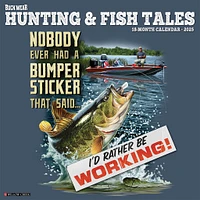 Buck Wear Hunting And Fishing Tales Wall 2025 Calendar