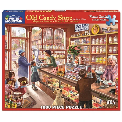 Old Candy Store 1000 Pieec Puzzle White Mountain