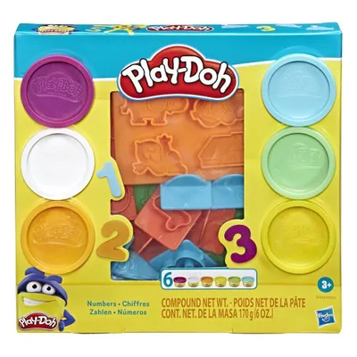 Play Doh Numbers Modelling Clay Set