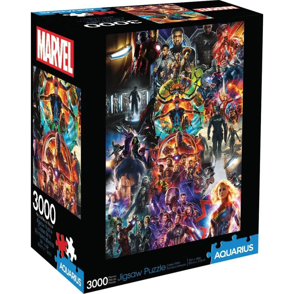 Aquarius Puzzles Marvel MCU Collage 3000 Piece Jigsaw Puzzle