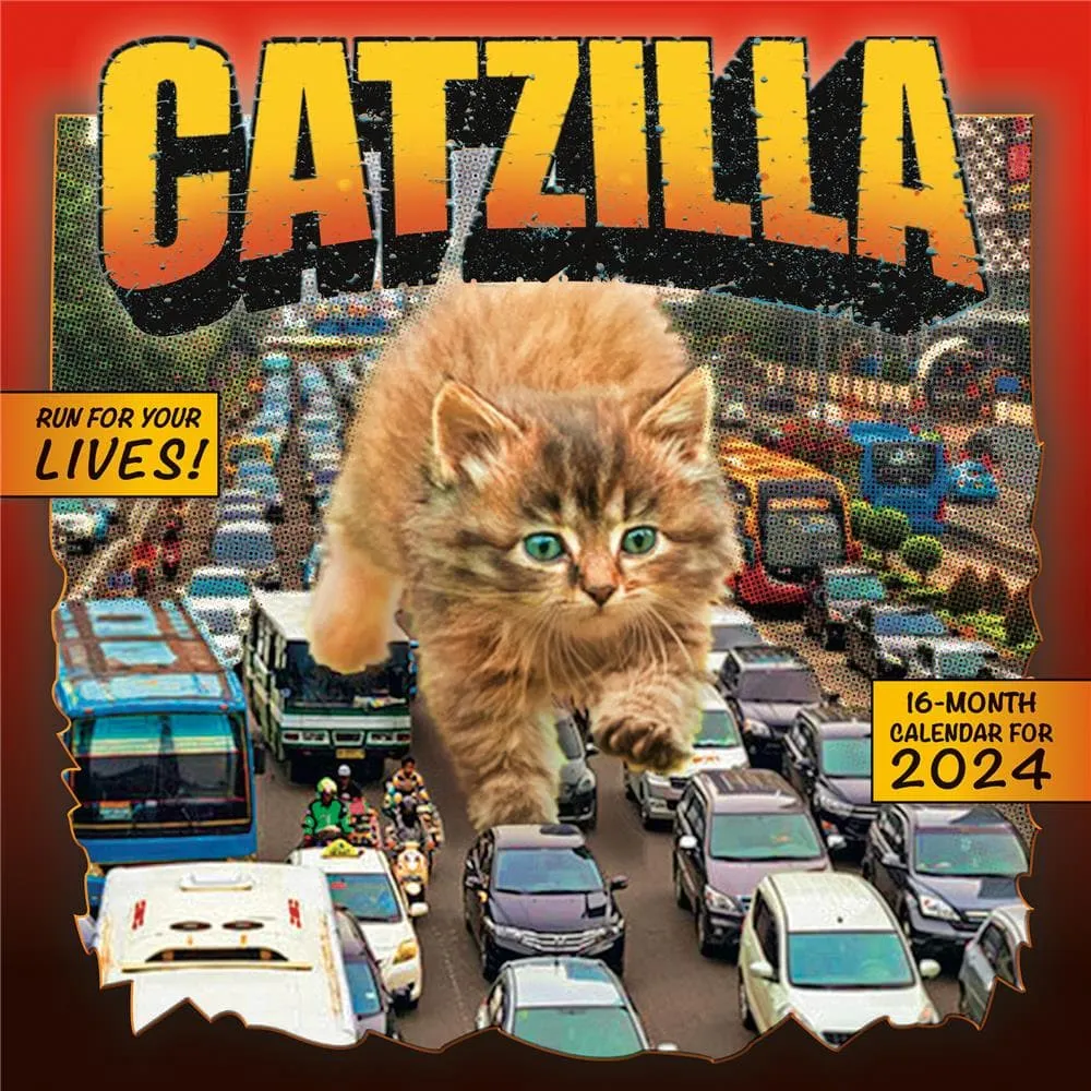 Wysocki Cat Tales 2024 Wall Calendar 