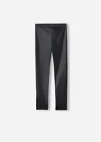 Legging Fille Effet Cuir