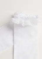 Chaussettes Basses Fille Motif Cœurs