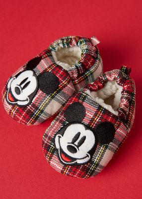 Chaussons Mickey Disney Noël pour bébé