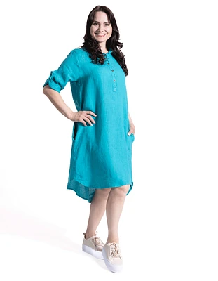 Curva Linen Dress