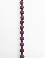 Bubble Knot Necklace in Plum