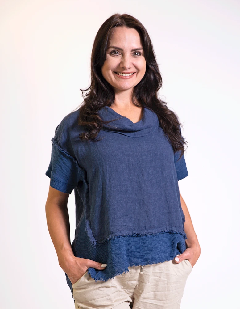 Arianna Linen Top