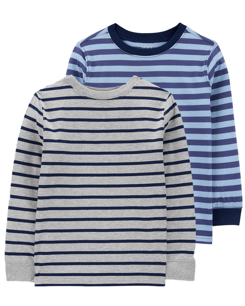 Kid 2-Pack Striped Long-Sleeve Tees