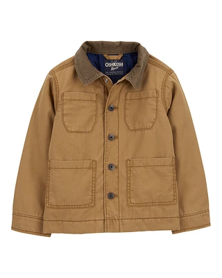 Toddler Button-Front Barn Jacket