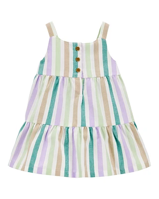 Baby Tiered Striped Dress