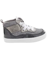 Toddler Glitter High-Top Sneakers