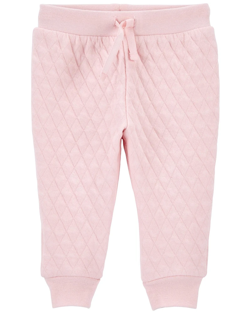 Baby Quilted Double Knit Joggers