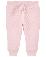 Baby Quilted Double Knit Joggers