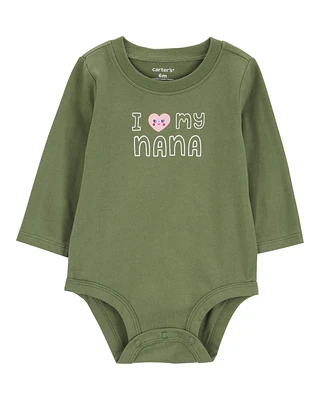 Baby I Love My Nana Collectible Bodysuit