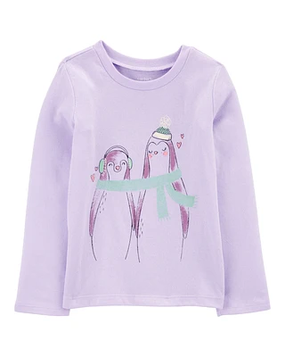 Toddler Penguin Long-Sleeve Graphic Tee