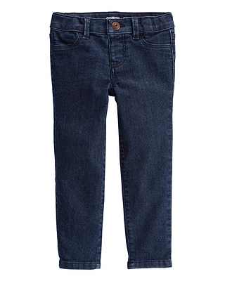 Baby Dark Blue Wash Skinny-Leg Jeans