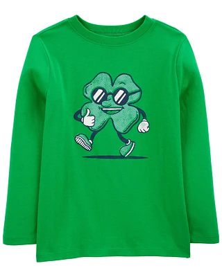 Kid St. Patrick's Day Long-Sleeve Tee - Green