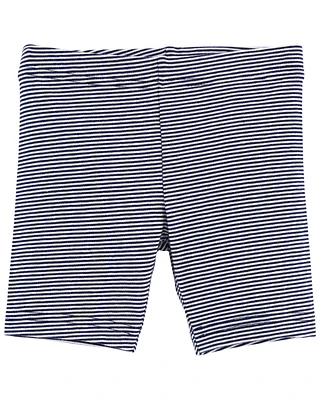 Toddler Striped Bike Shorts