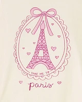 Toddler Paris Long-Sleeve Graphic Tee