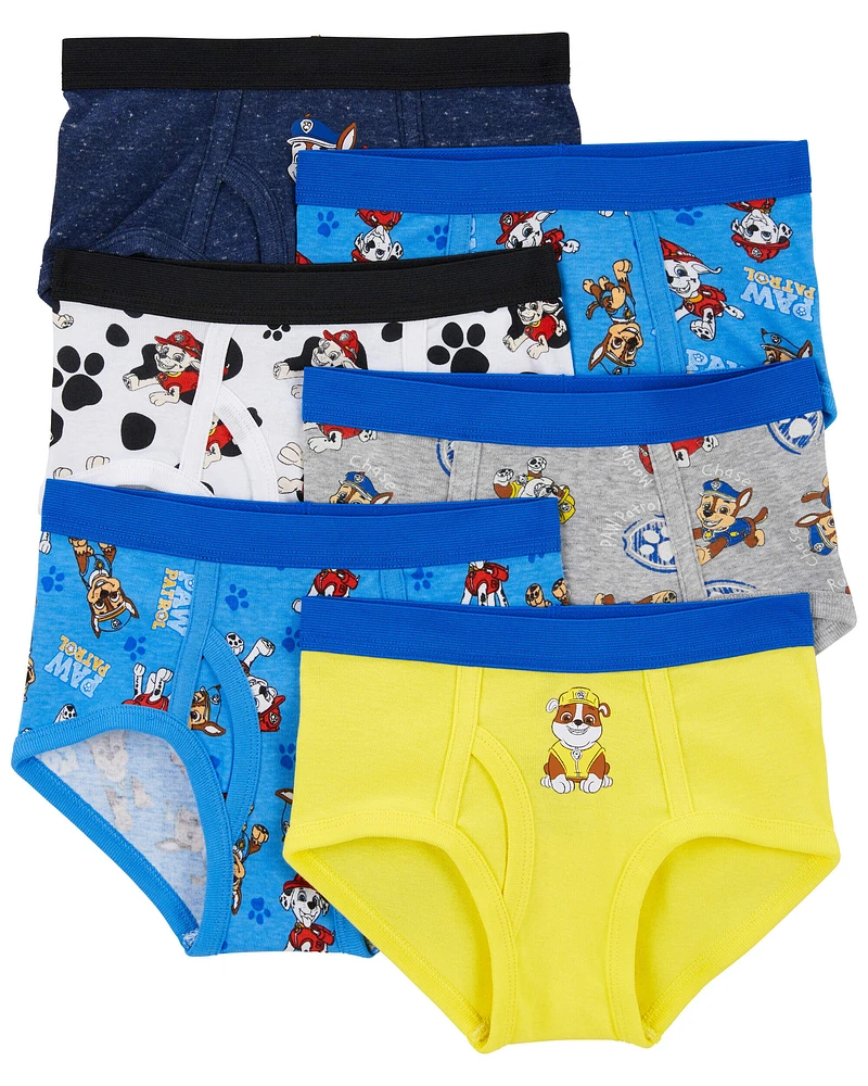 Toddler 6-Pack PAW Patrol Cotton Briefs Underwear