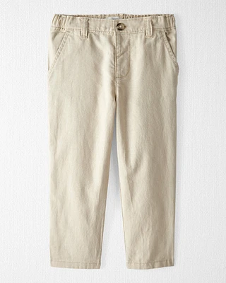 Toddler Linen Pants Made with Organic Cotton