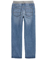 Kid Drawstring Pull-On Jeans