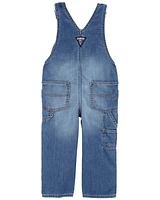 Toddler Knit-Like Denim Overalls