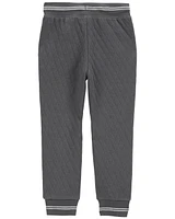 Toddler Solid Cotton Blend Pants - Gray