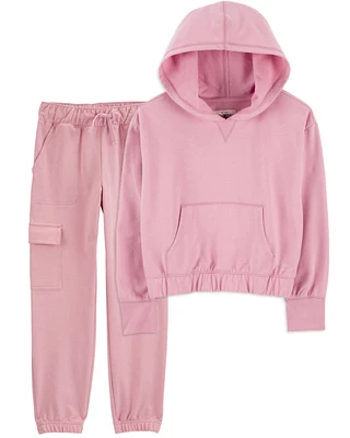 Kid 2-Piece Fleece Pullover & JoggersSet