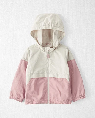 Toddler Colorblock Windbreaker Made with Recycled Materials