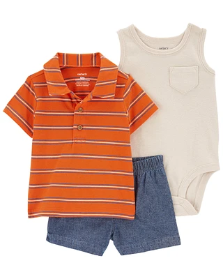 Baby 3-Piece Little Short Set