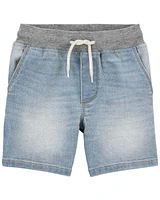 Baby Drawstring Denim Shorts