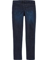 Kid Dark Blue Wash Skinny-Leg Jeans