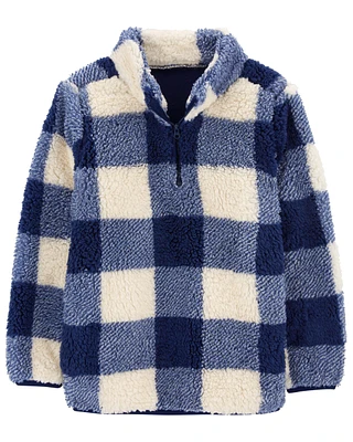 Kid Plaid Fleece Jacket