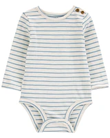 Baby 2-Pack Striped Long-Sleeve Bodysuits