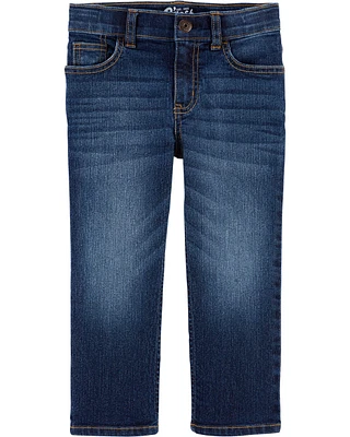 Toddler Dark Blue Wash Classic Jeans