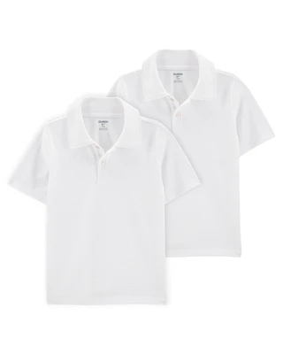 Kid -Pack Pique Uniform Polo Shirts