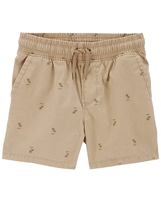 Baby Drawstring Canvas Shorts