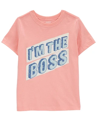 Toddler The Boss Graphic Tee