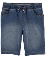 Kid Pull-On Denim Shorts