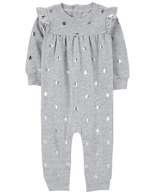 Baby Star Fleece Jumpsuit