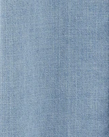 Kid Button-Front Chambray Shirt