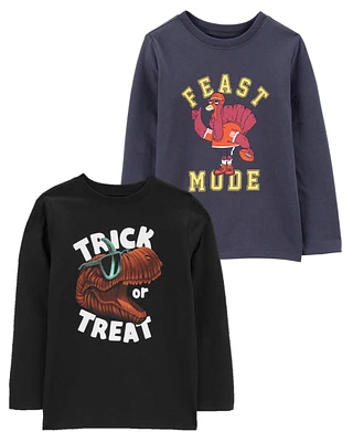 Kid 2-Pack Holiday Graphic Tees