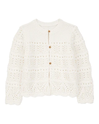 Toddler Pointelle Sweater